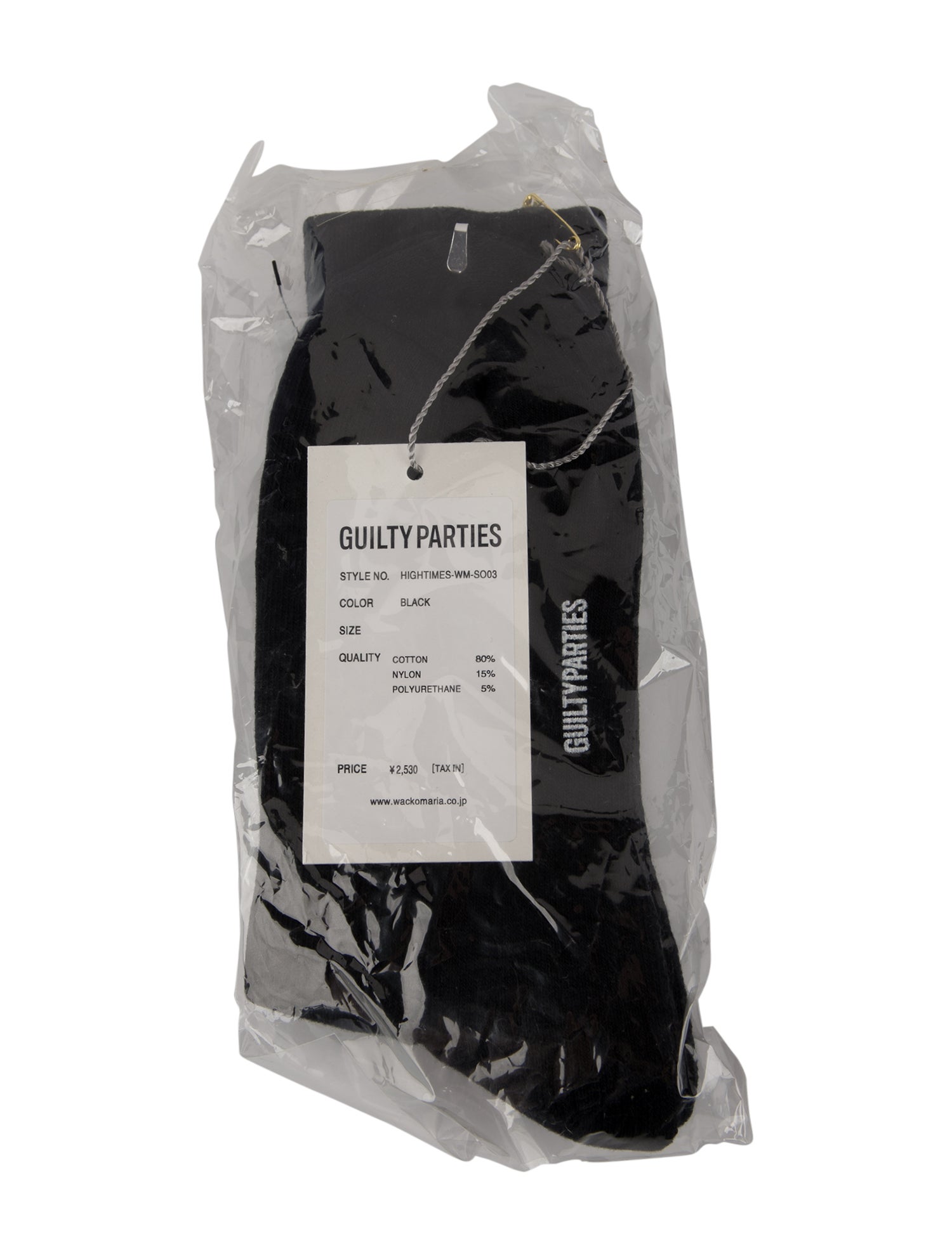 Wacko Maria Guilty Parties Cotton Pattern Print Socks w/ Tags