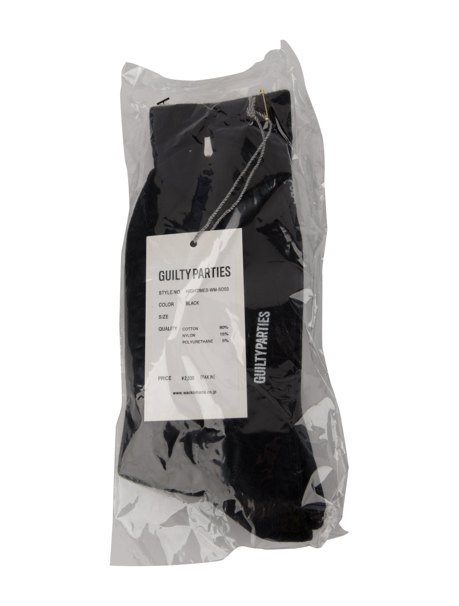 Wacko Maria Guilty Parties Cotton Pattern Print Socks w/ Tags