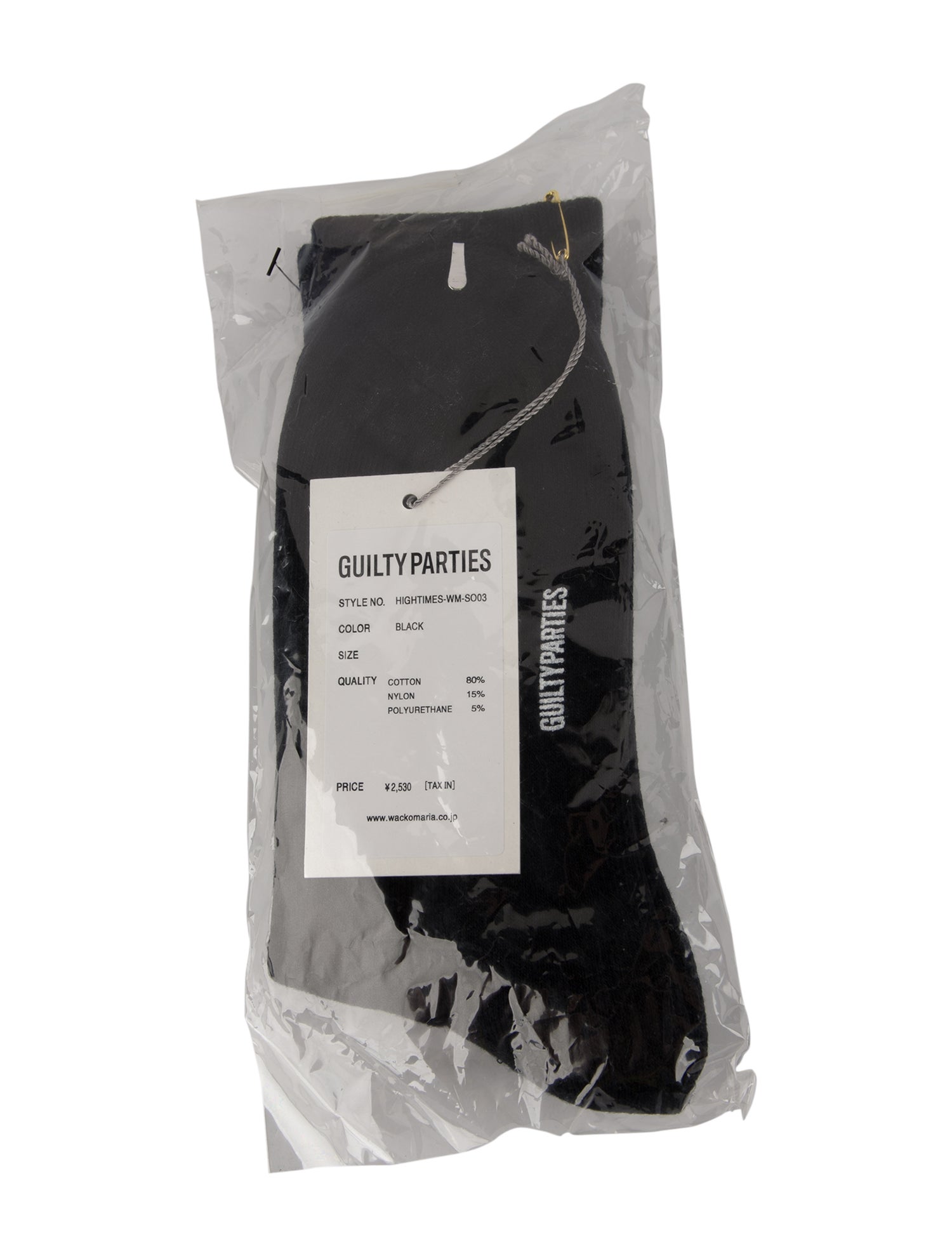 Wacko Maria Guilty Parties Cotton Pattern Print Socks w/ Tags