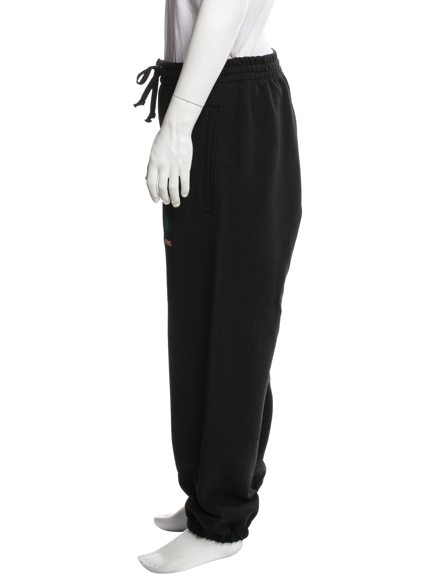 Wacko Maria Guilty Parties Graphic Print Embroidered Accent Lounge Bottoms w/ Tags