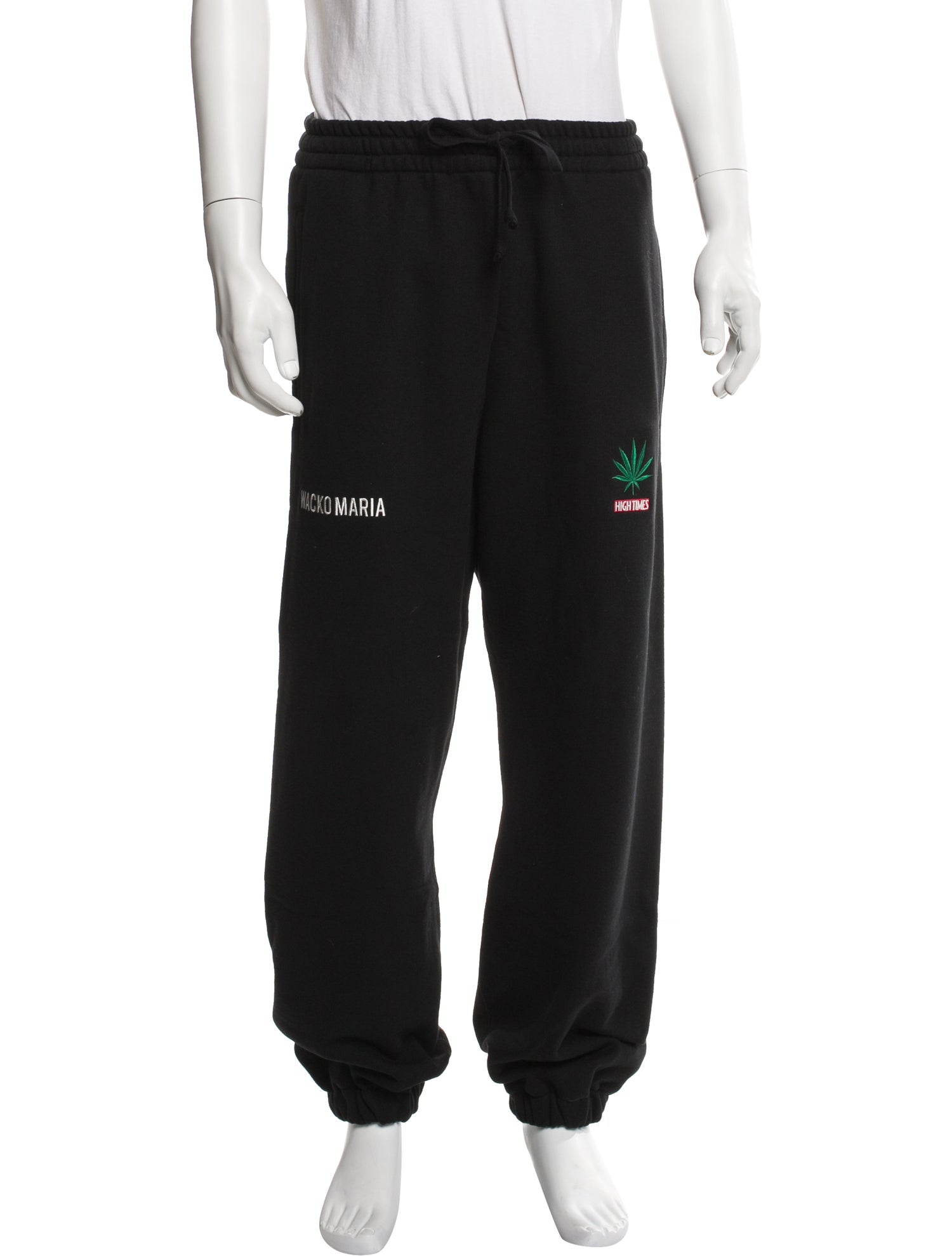 Wacko Maria Guilty Parties Graphic Print Embroidered Accent Lounge Bottoms w/ Tags