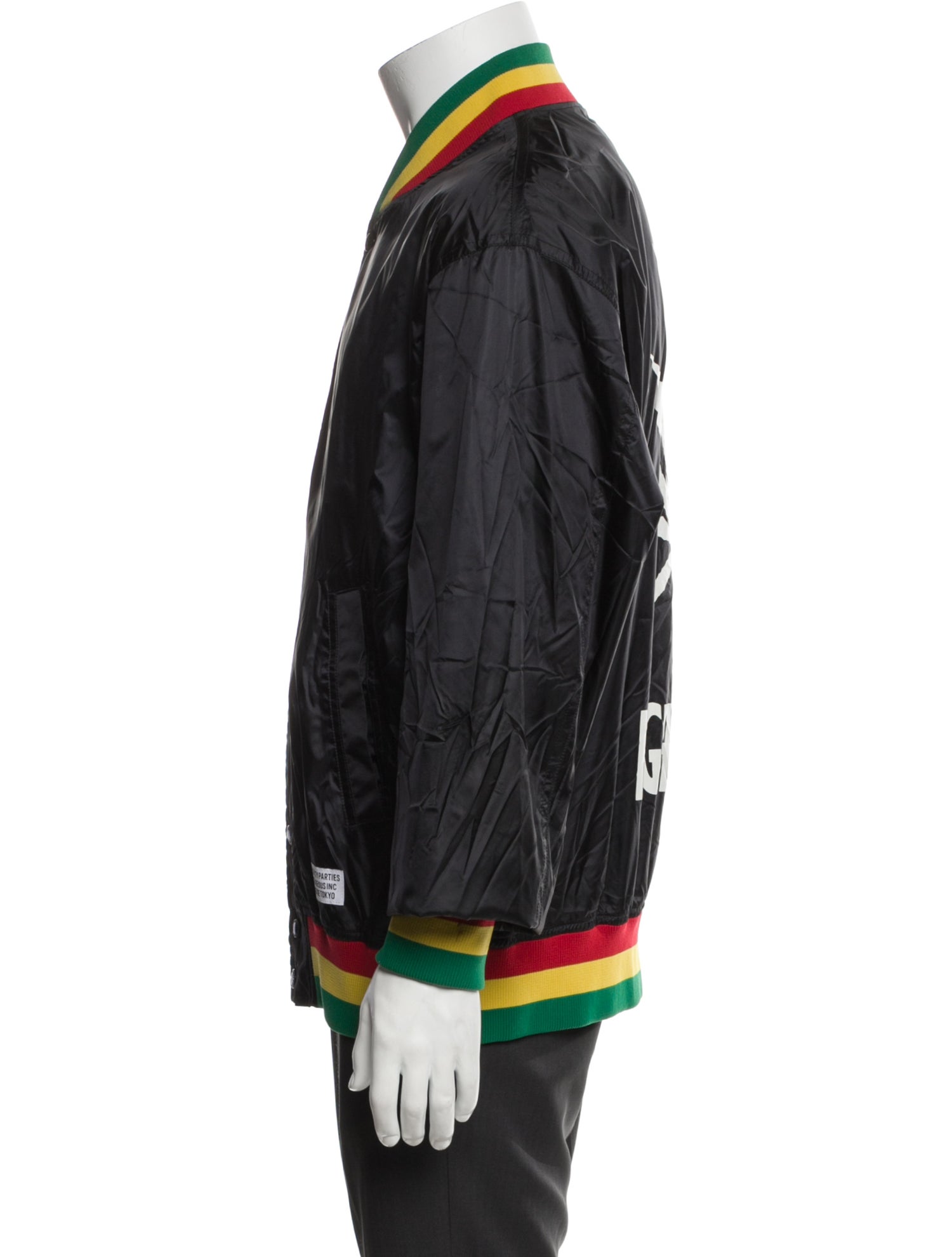 Wacko Maria Guilty Parties Striped Bomber Jacket