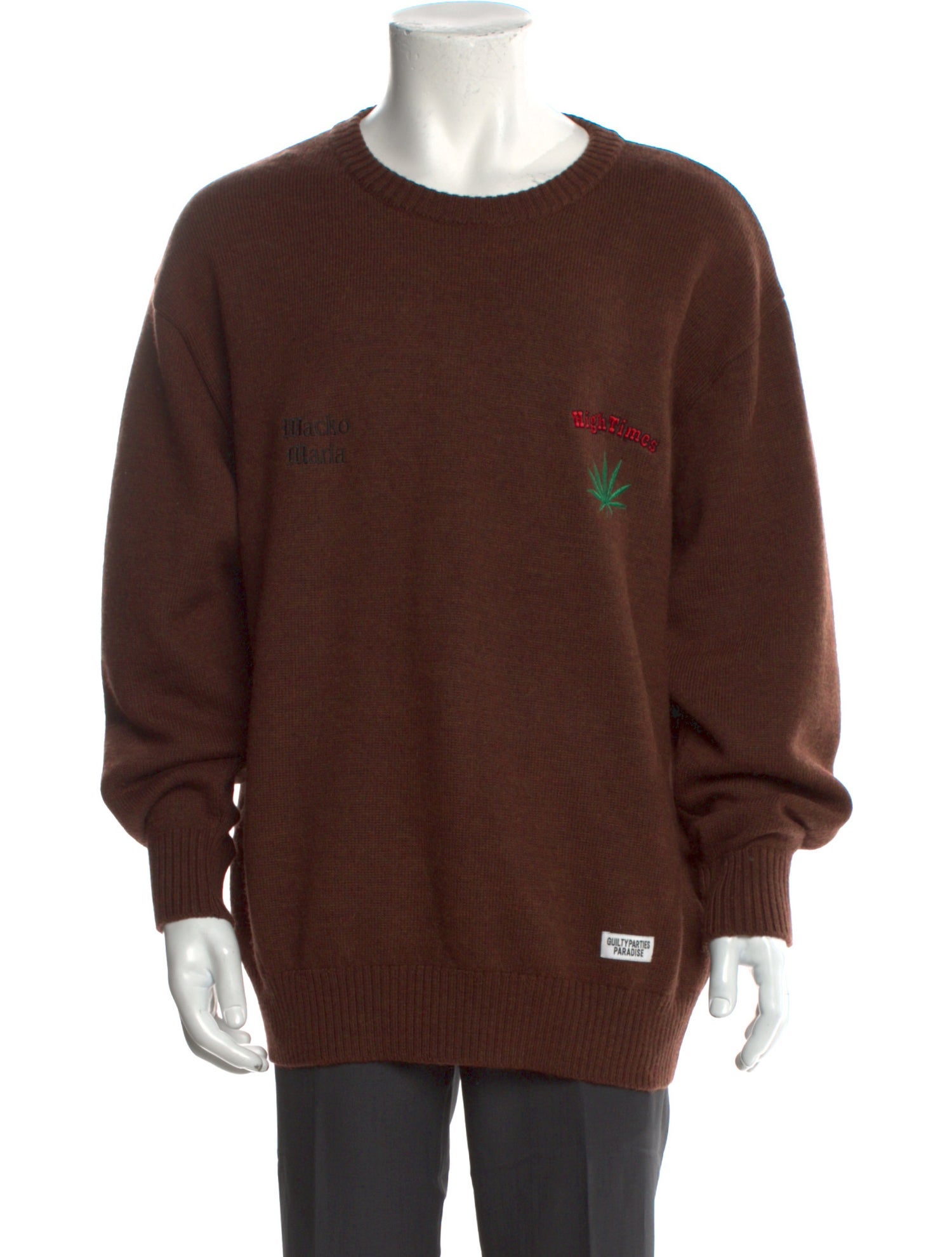 Wacko Maria Guilty Parties Crew Neck Long Sleeve Pullover