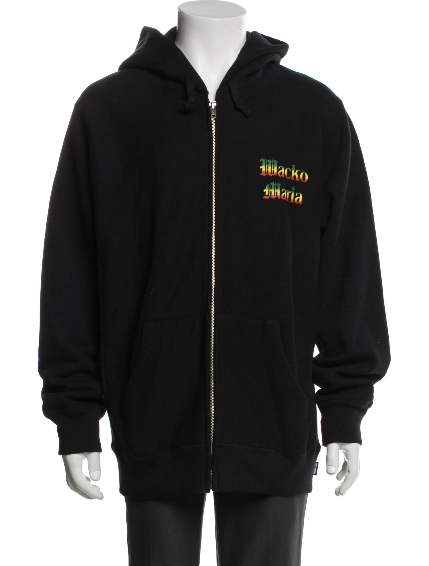 Wacko Maria Guilty Parties Graphic Print V-Neck Hoodie w/ Tags