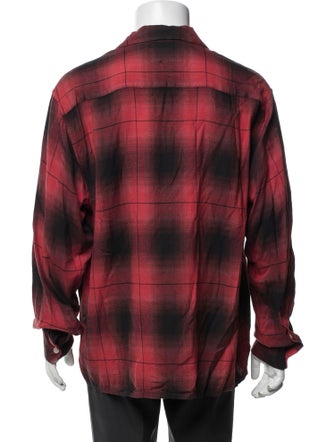Wacko Maria Guilty Parties Plaid Print Long Sleeve Shirt