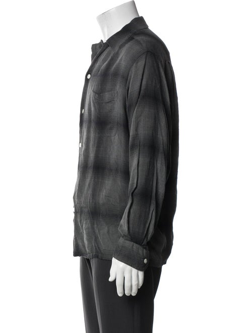 Wacko Maria Guilty Parties Plaid Print Long Sleeve Shirt