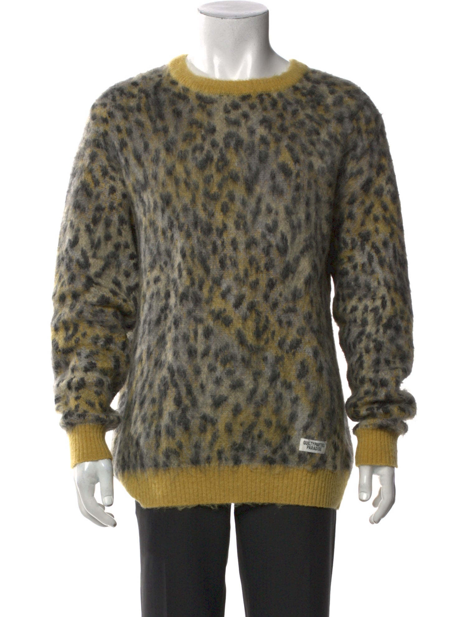 Wacko Maria Guilty Parties Animal Print Crew Neck Pullover