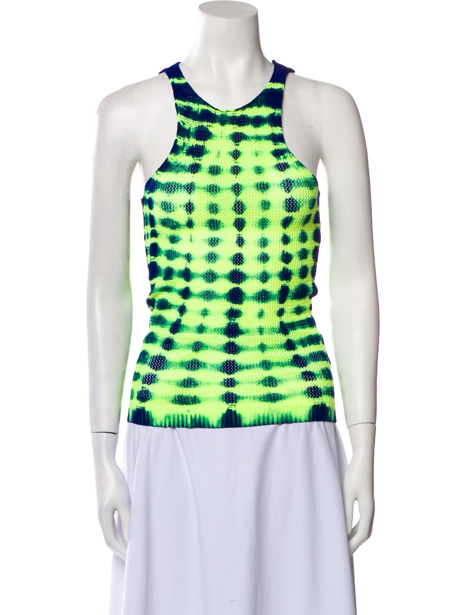 AGR Printed Scoop Neck Top