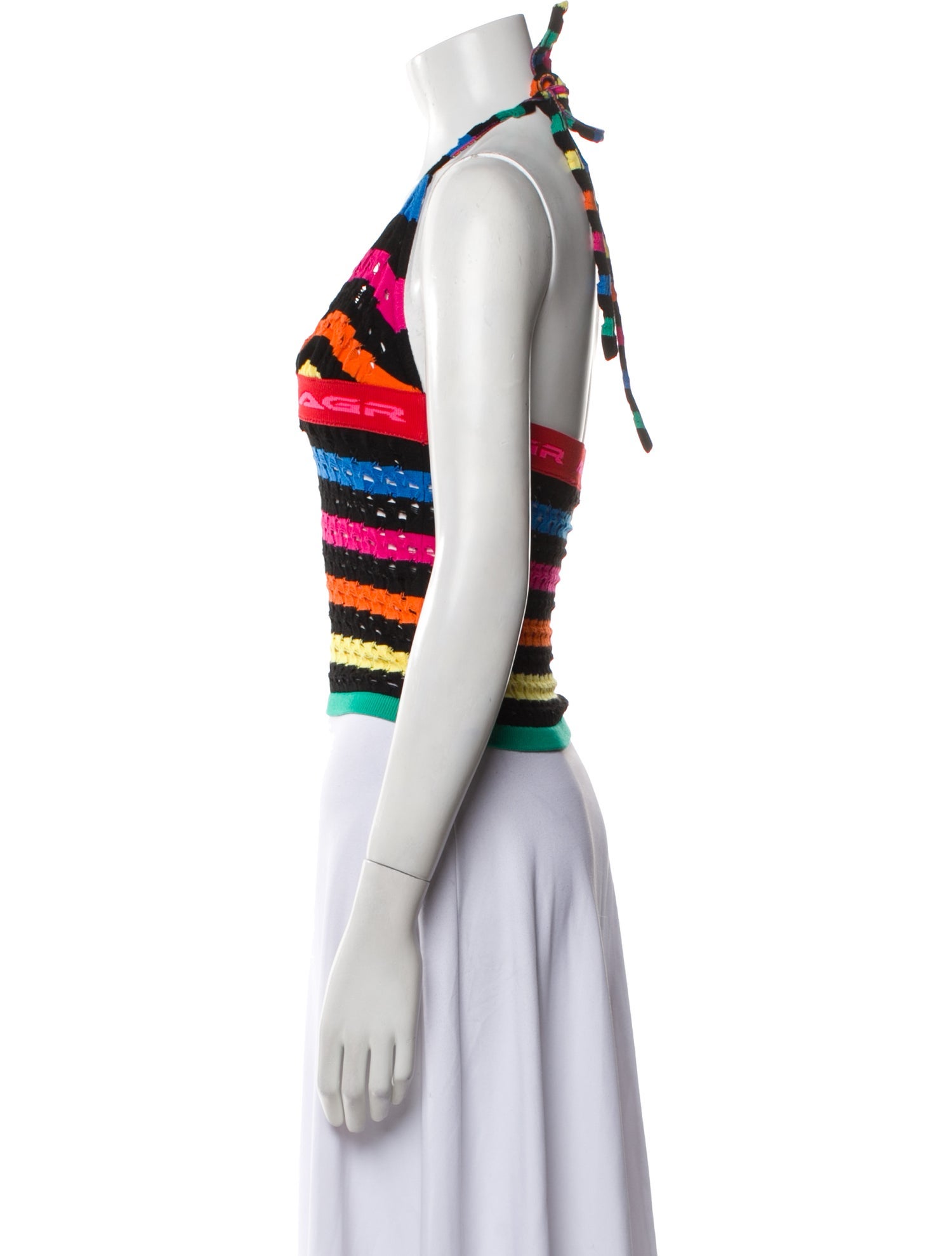 AGR Striped V-Neck Sweater