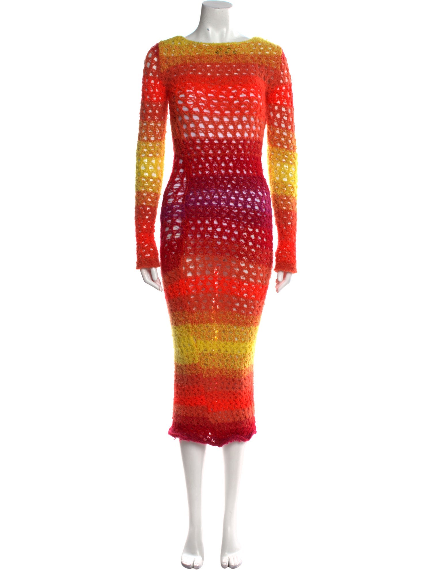 AGR Printed Midi Length Dress