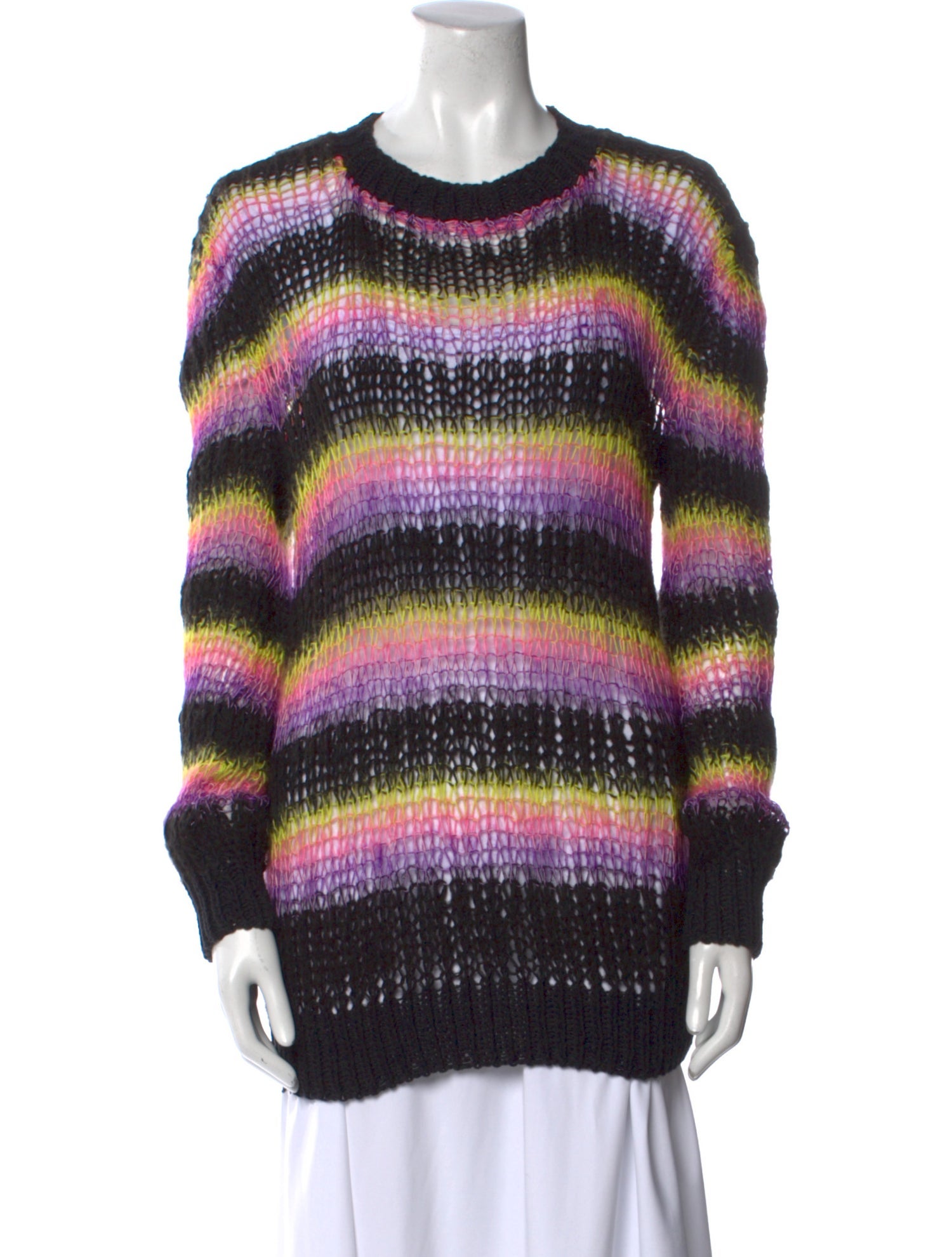 AGR Striped Crew Neck Sweater