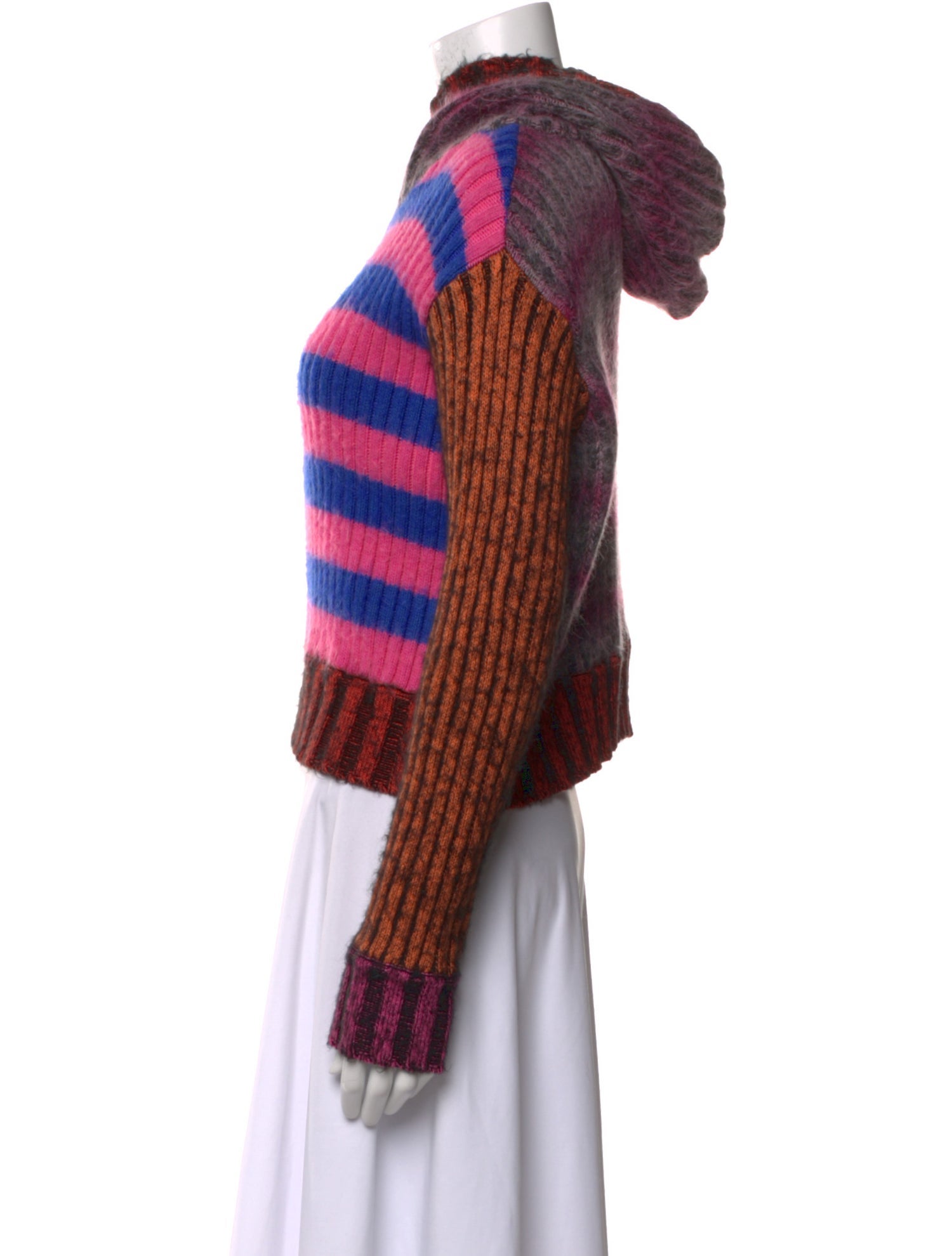 AGR Plaid Print Turtleneck Sweatshirt