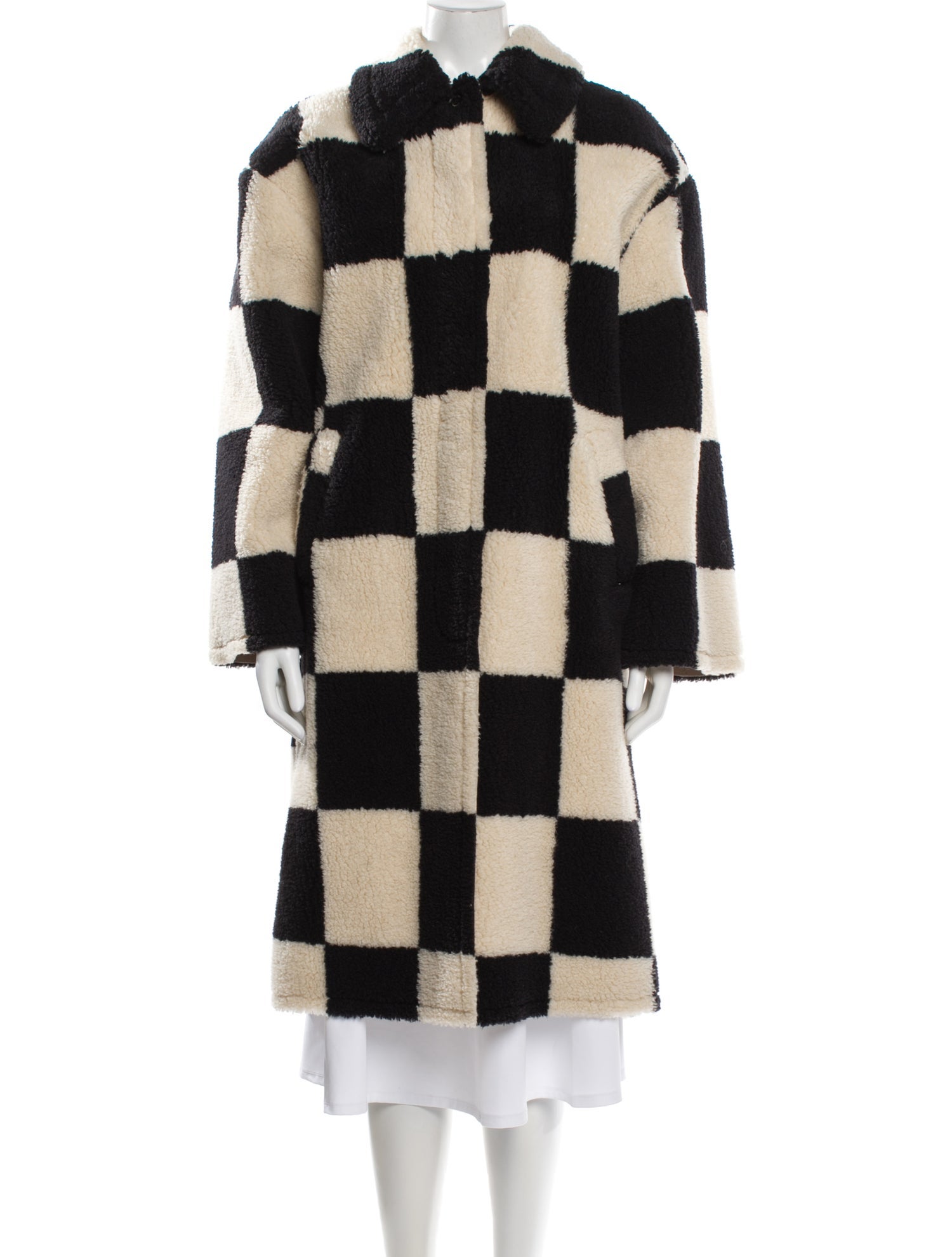 We Are Handsome Plaid Print Coat