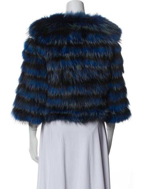 Wachtenheim Furs Goat Fur Striped Jacket