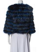 Wachtenheim Furs Goat Fur Striped Jacket