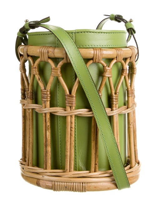 Waiwai Maloca Bucket Bag Green