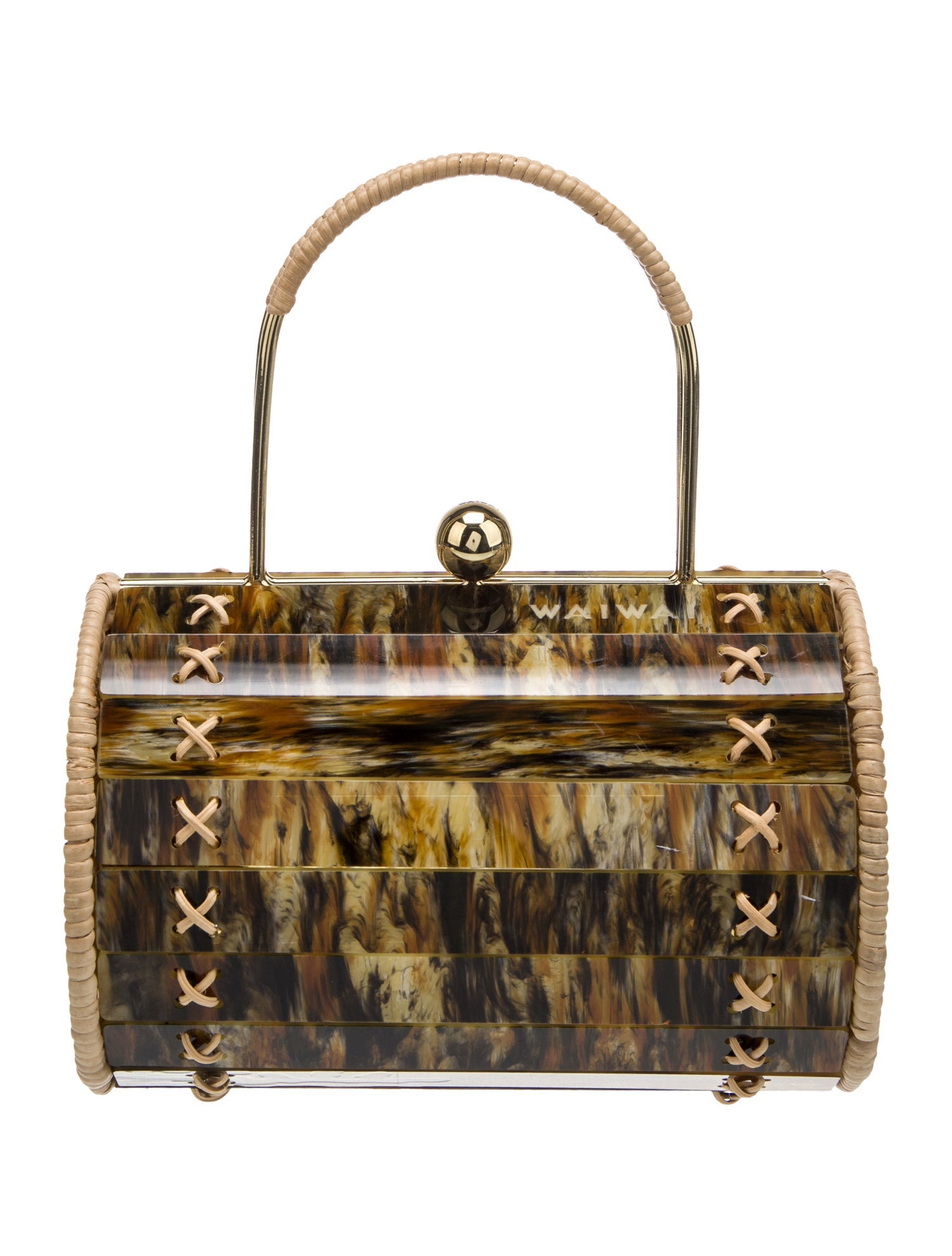 Waiwai PVC Top Handle Bag