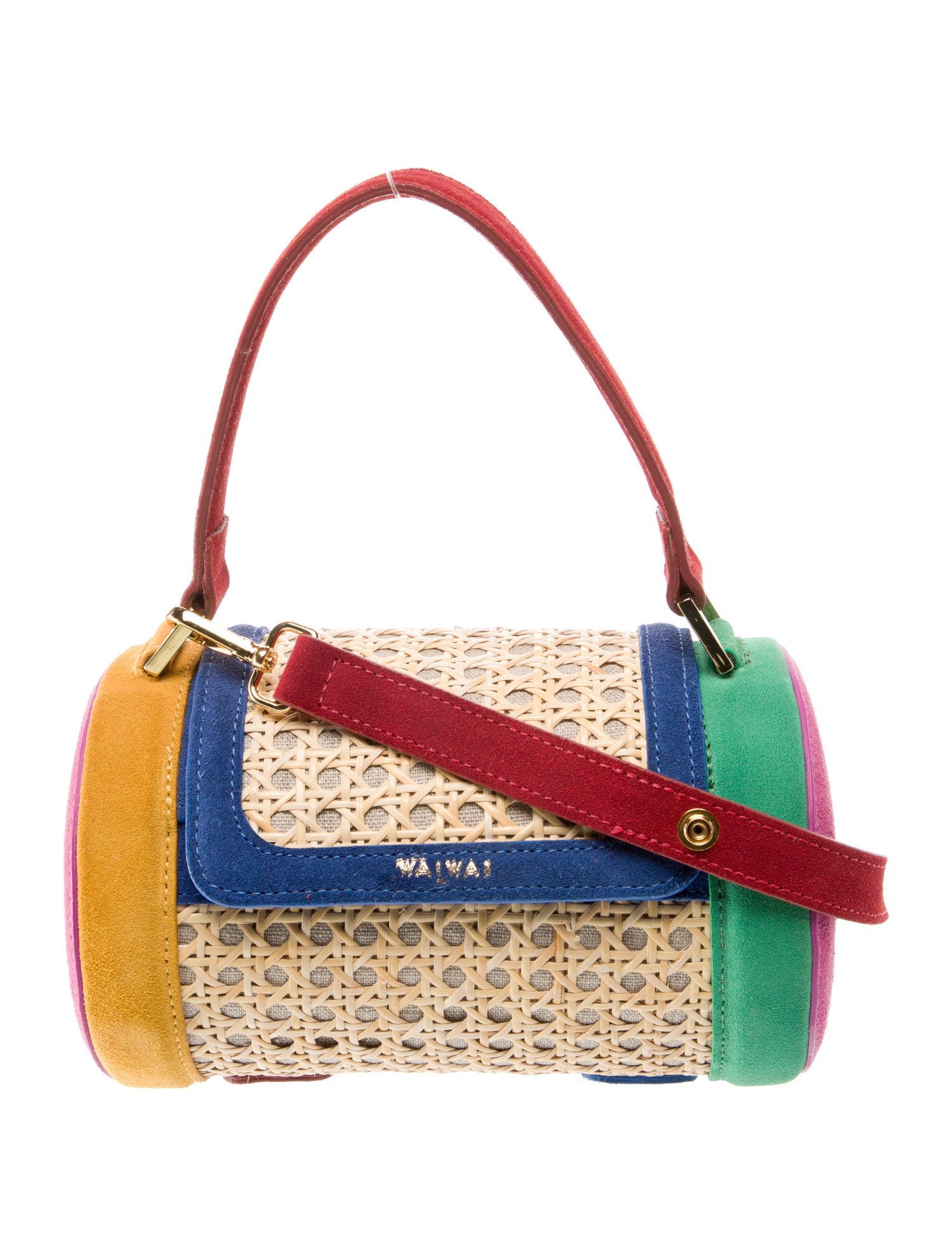 Waiwai Wicker Top Handle Bag