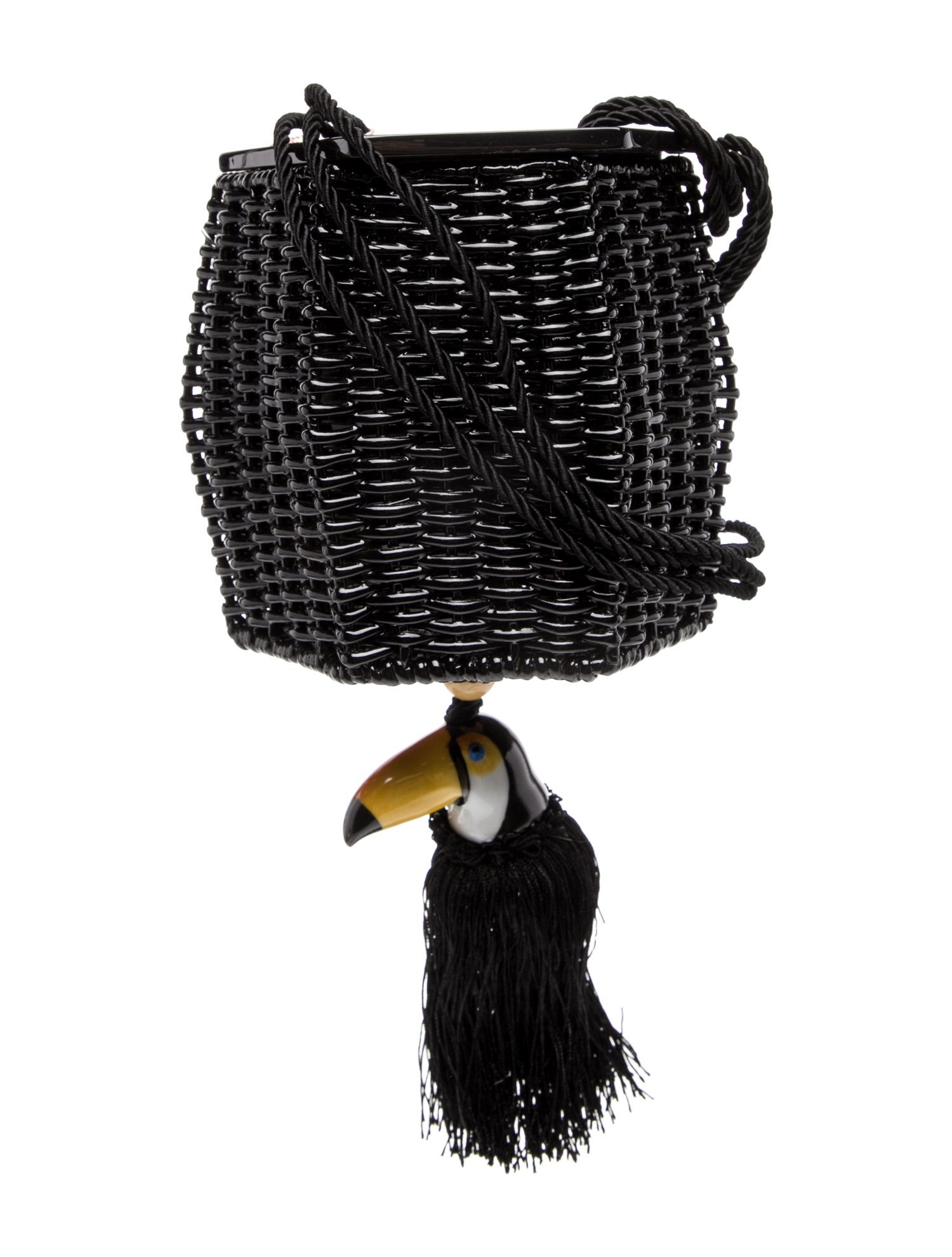 Waiwai Raffia Bucket Bag