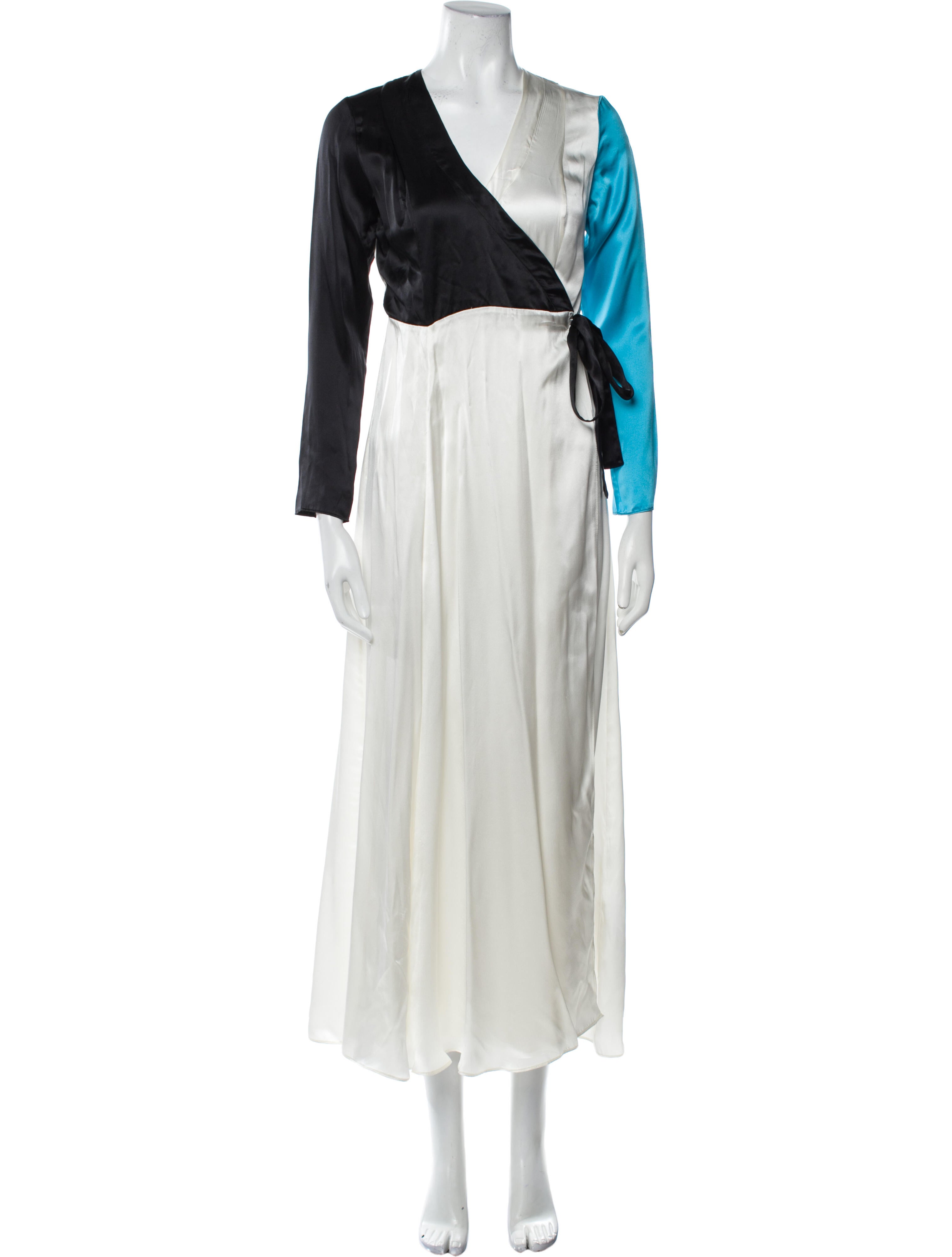 we are LEONE Silk Long Dress