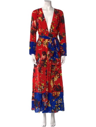 we are LEONE Silk Long Dress