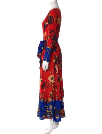 we are LEONE Silk Long Dress