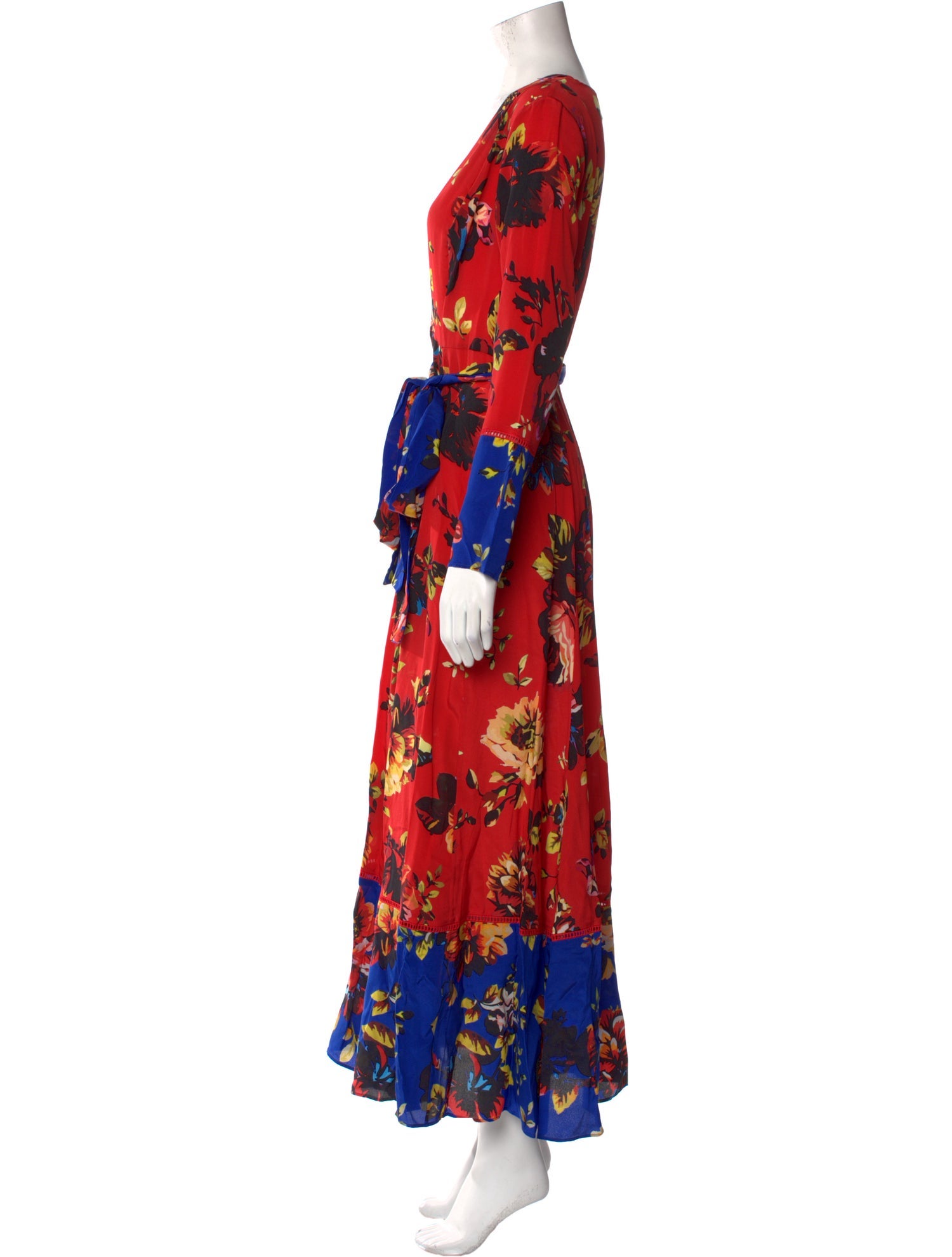 we are LEONE Silk Long Dress