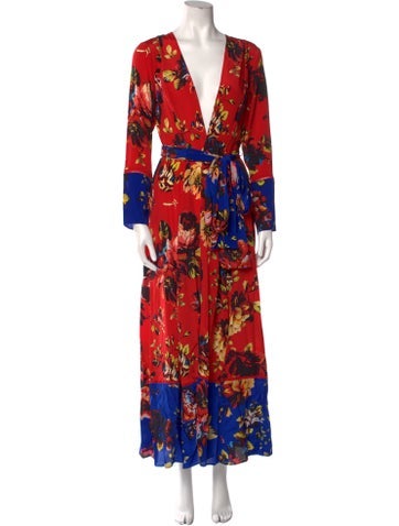 we are Leone Dresses Silk Long Dress S