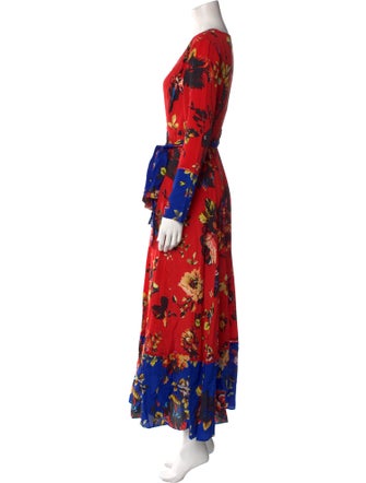 we are LEONE Silk Long Dress