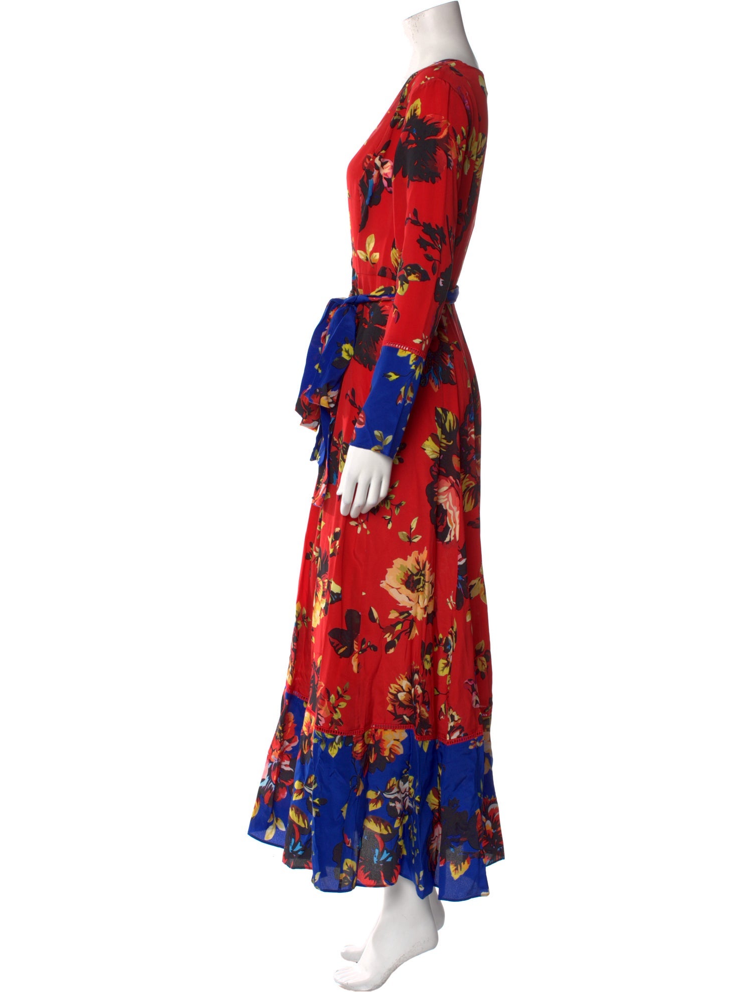 we are LEONE Silk Long Dress