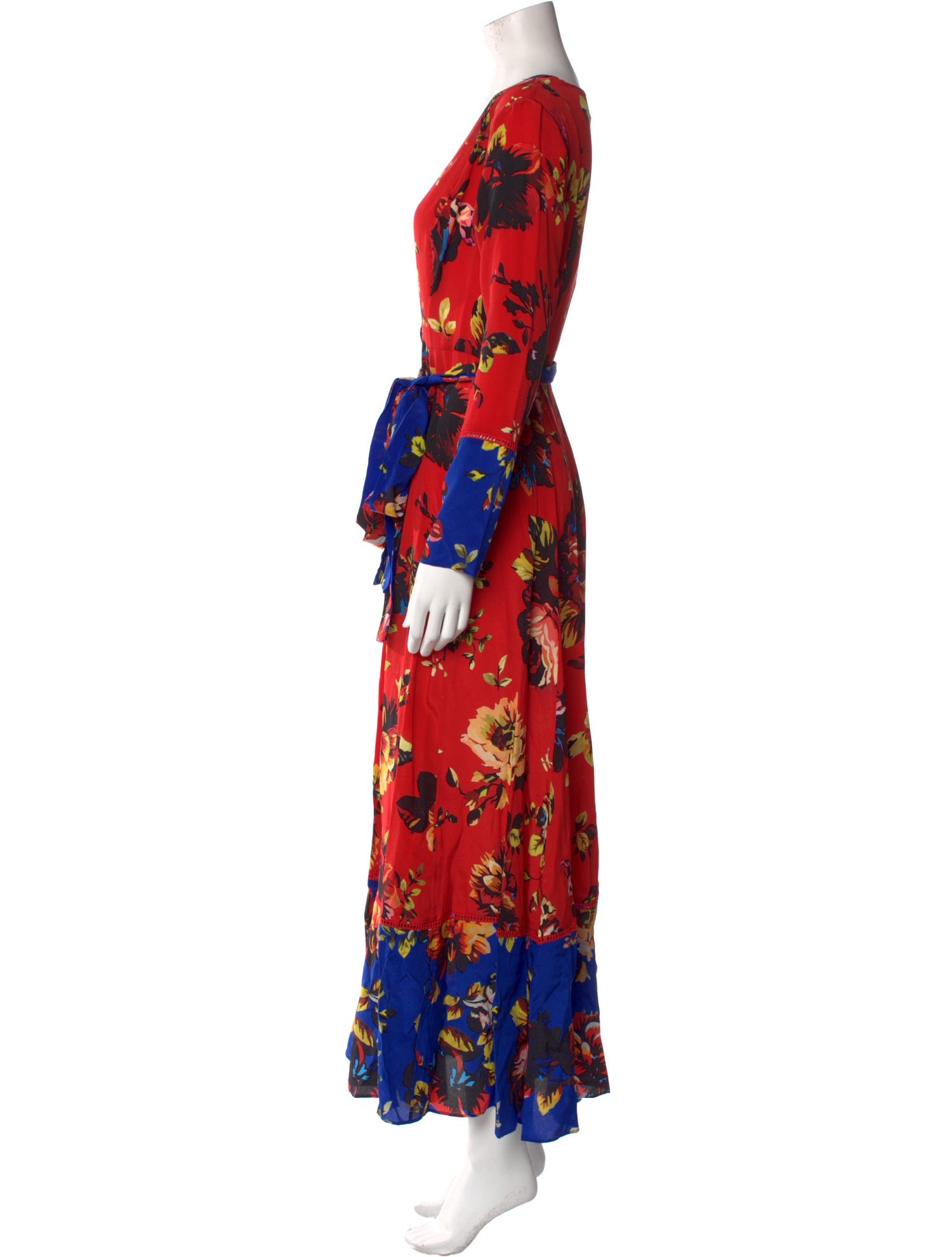 we are LEONE Silk Long Dress