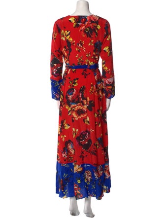 we are LEONE Silk Long Dress