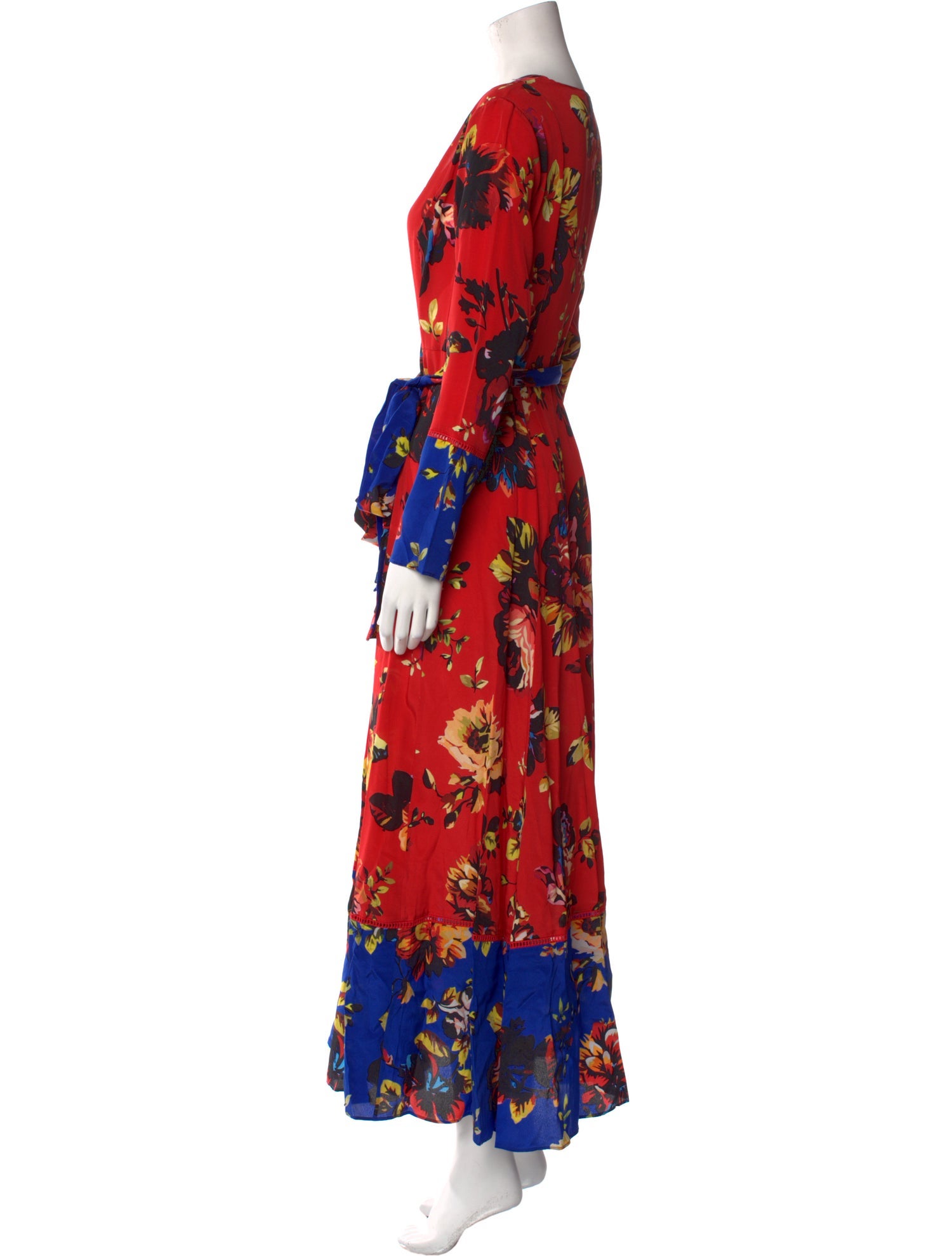 we are LEONE Silk Long Dress