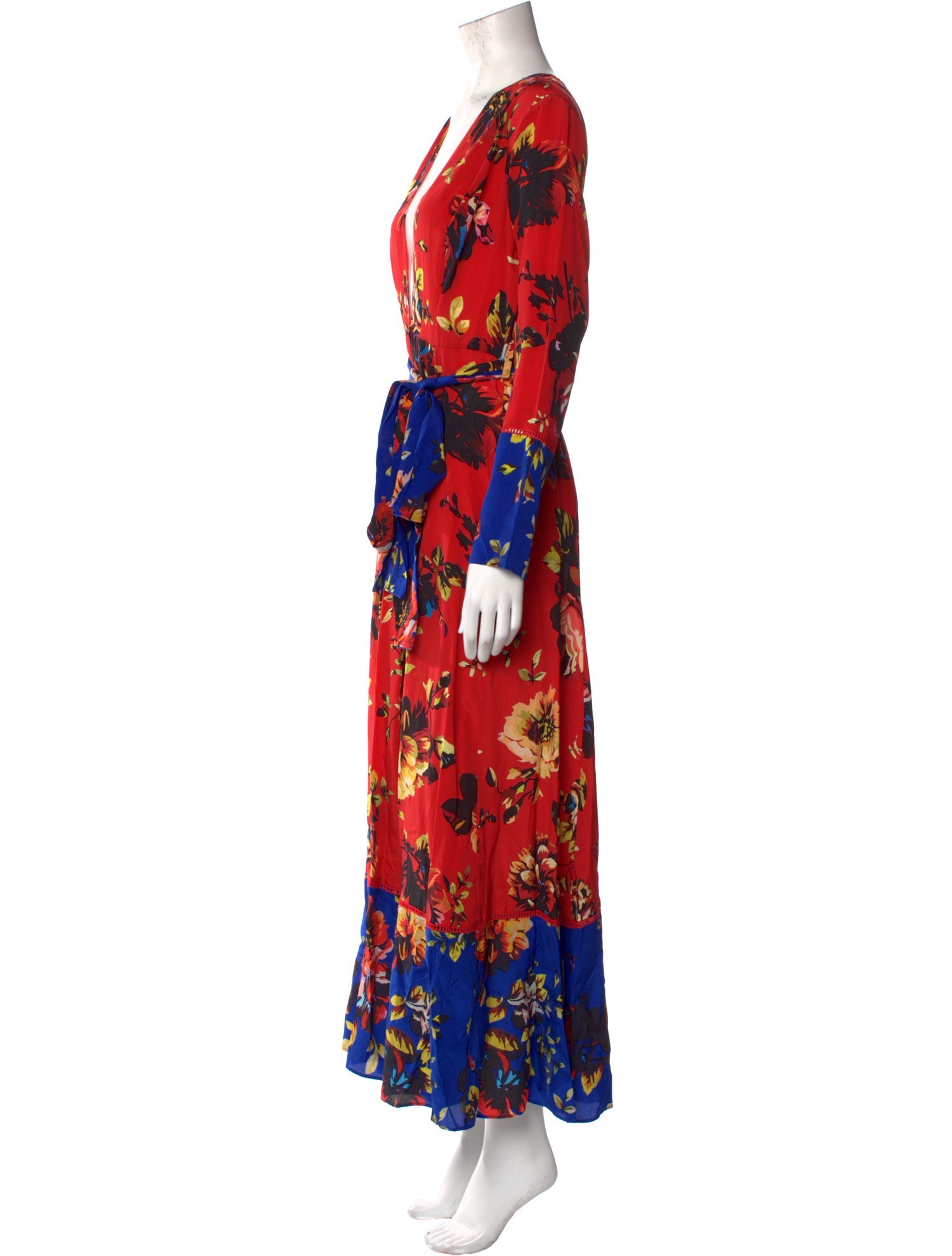 we are LEONE Silk Long Dress