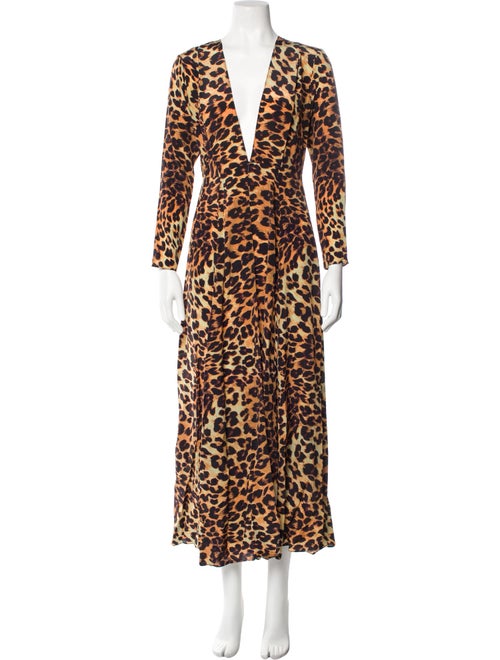 we are LEONE Silk Long Dress