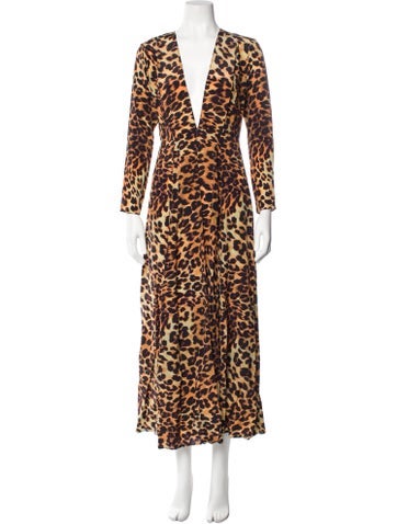 we are Leone Dresses Silk Long Dress XS