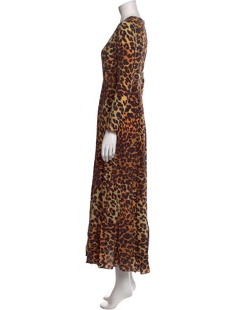 we are LEONE Silk Long Dress