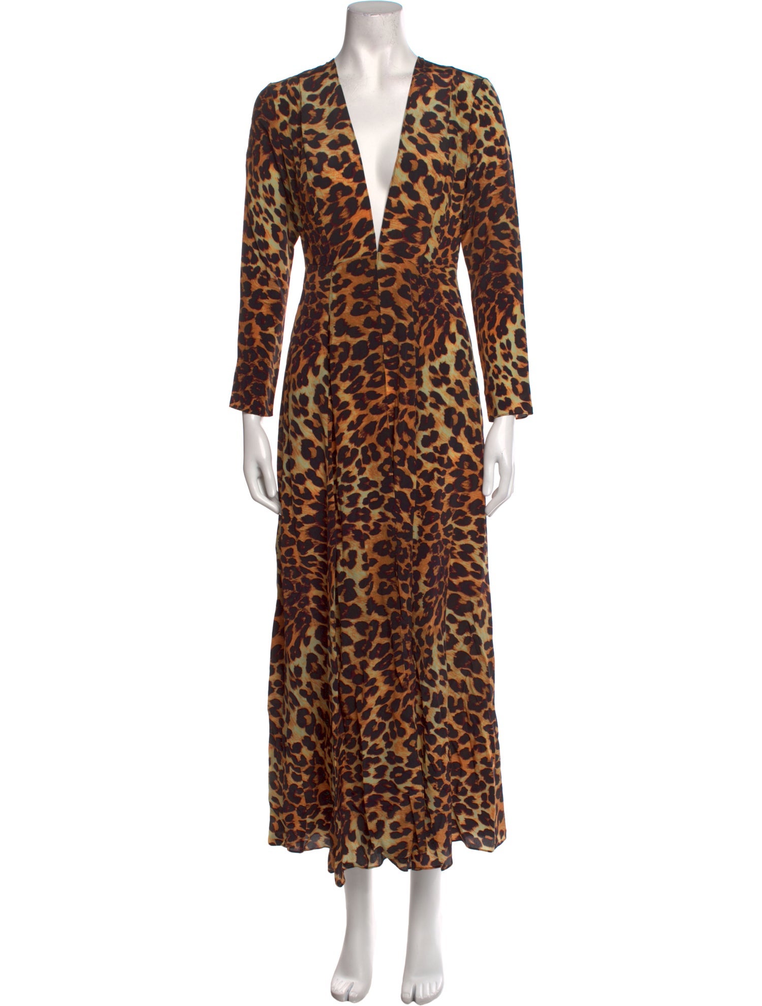 we are LEONE Silk Long Dress