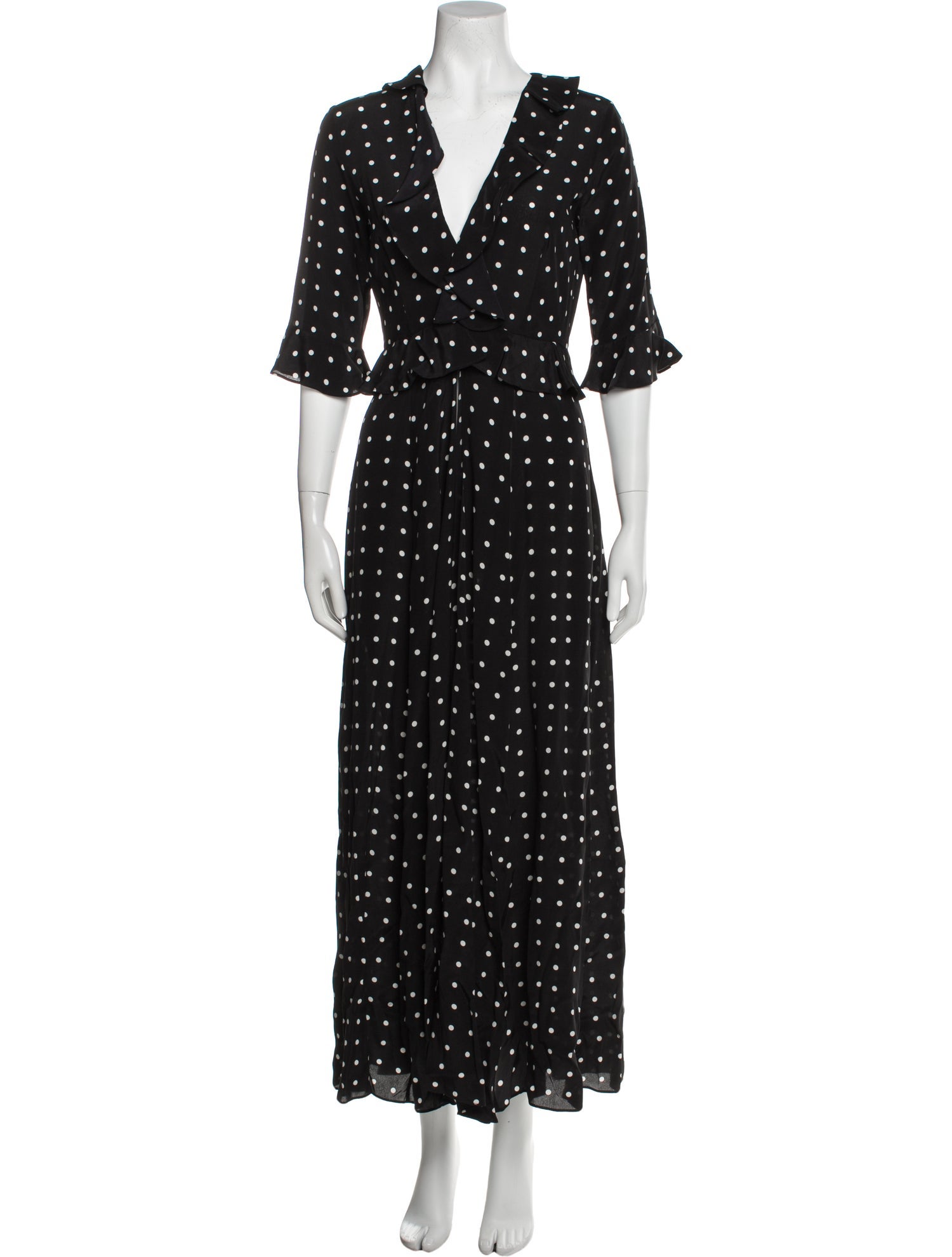 we are LEONE Silk Long Dress