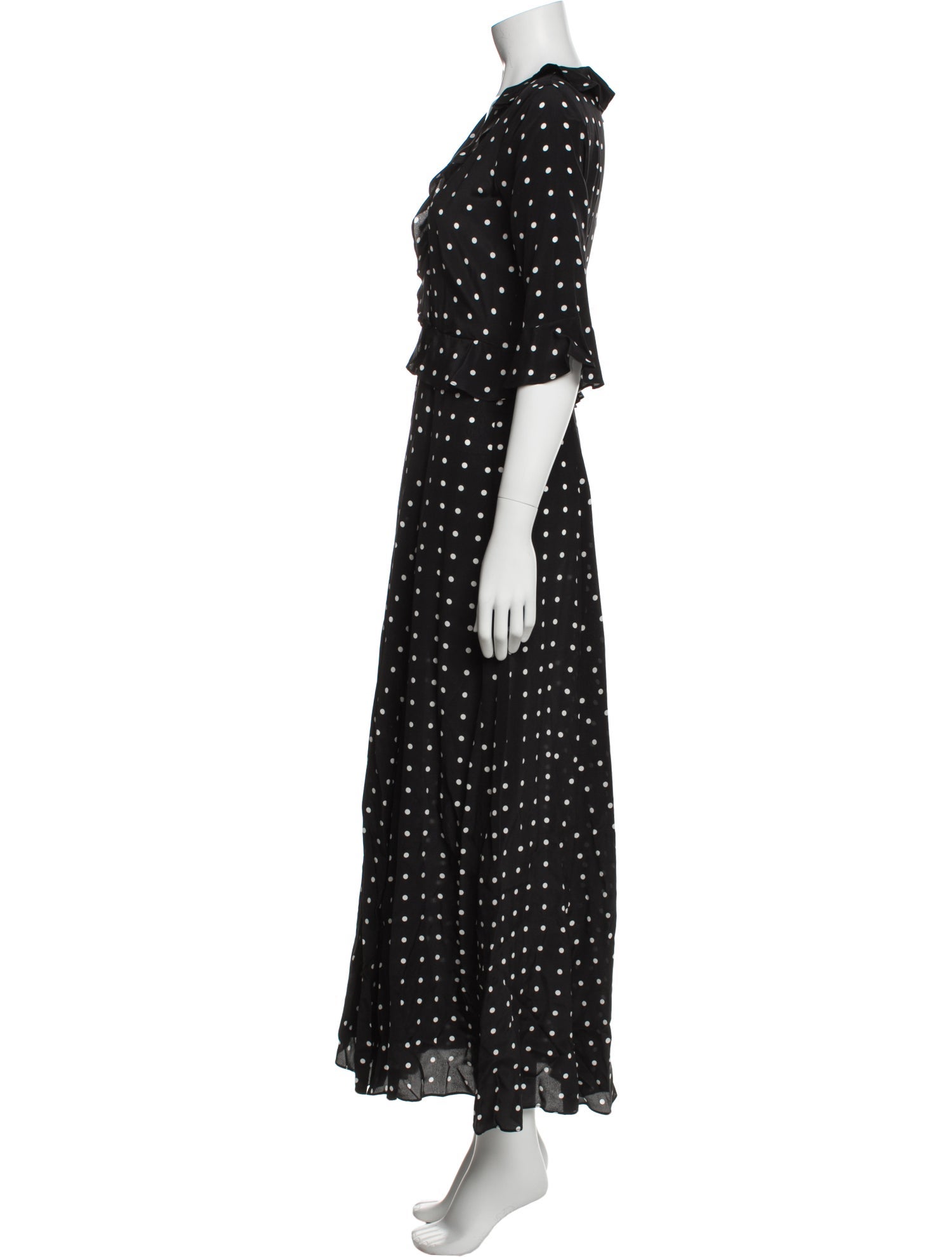we are LEONE Silk Long Dress