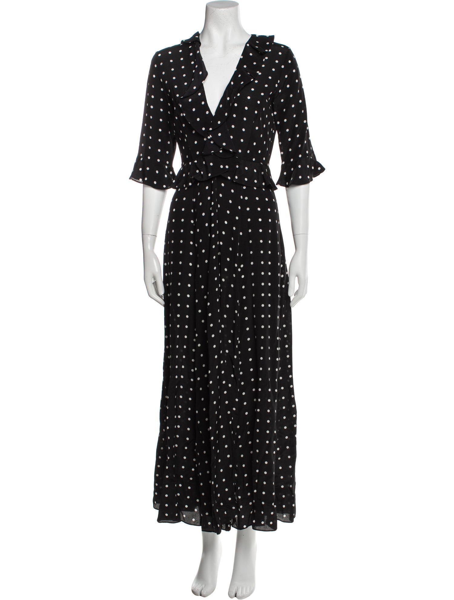 we are LEONE Silk Long Dress