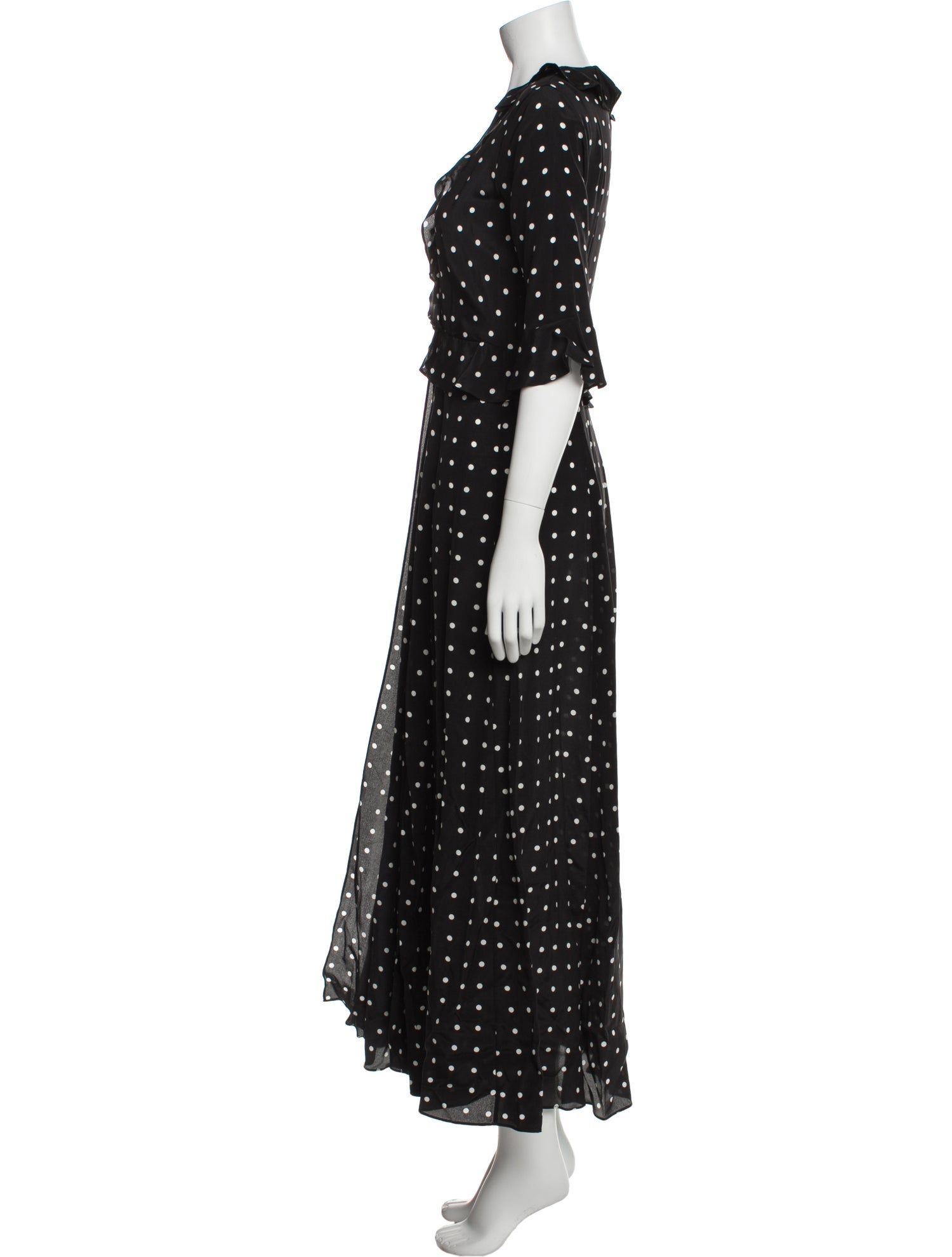 we are LEONE Silk Long Dress