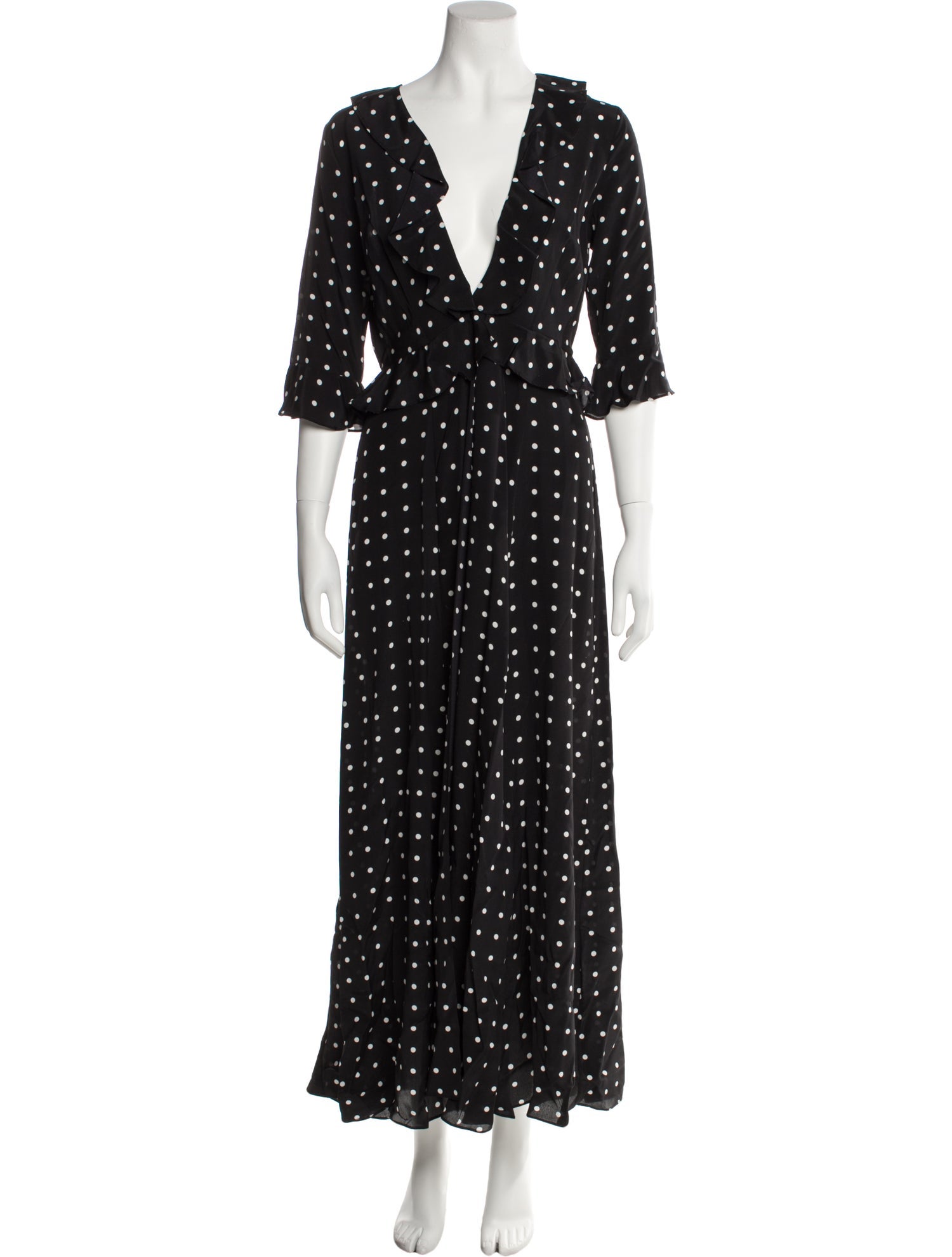 we are LEONE Silk Long Dress w/ Tags