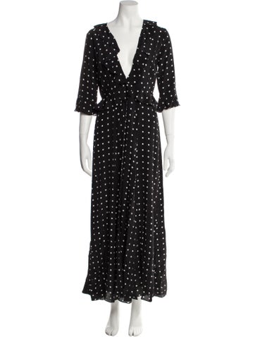 we are Leone Dresses Silk Long Dress XS