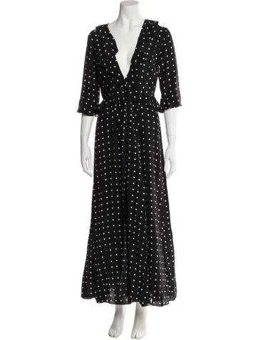 we are Leone Dresses Silk Long Dress S