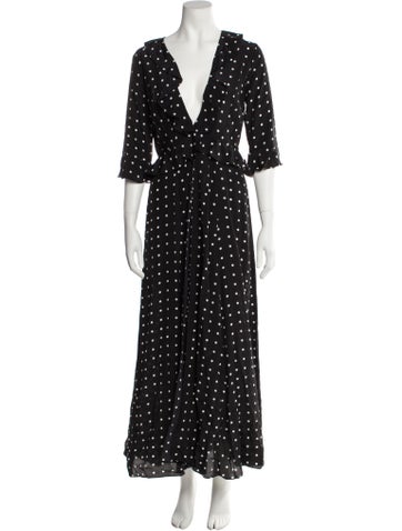 we are Leone Dresses Silk Long Dress S