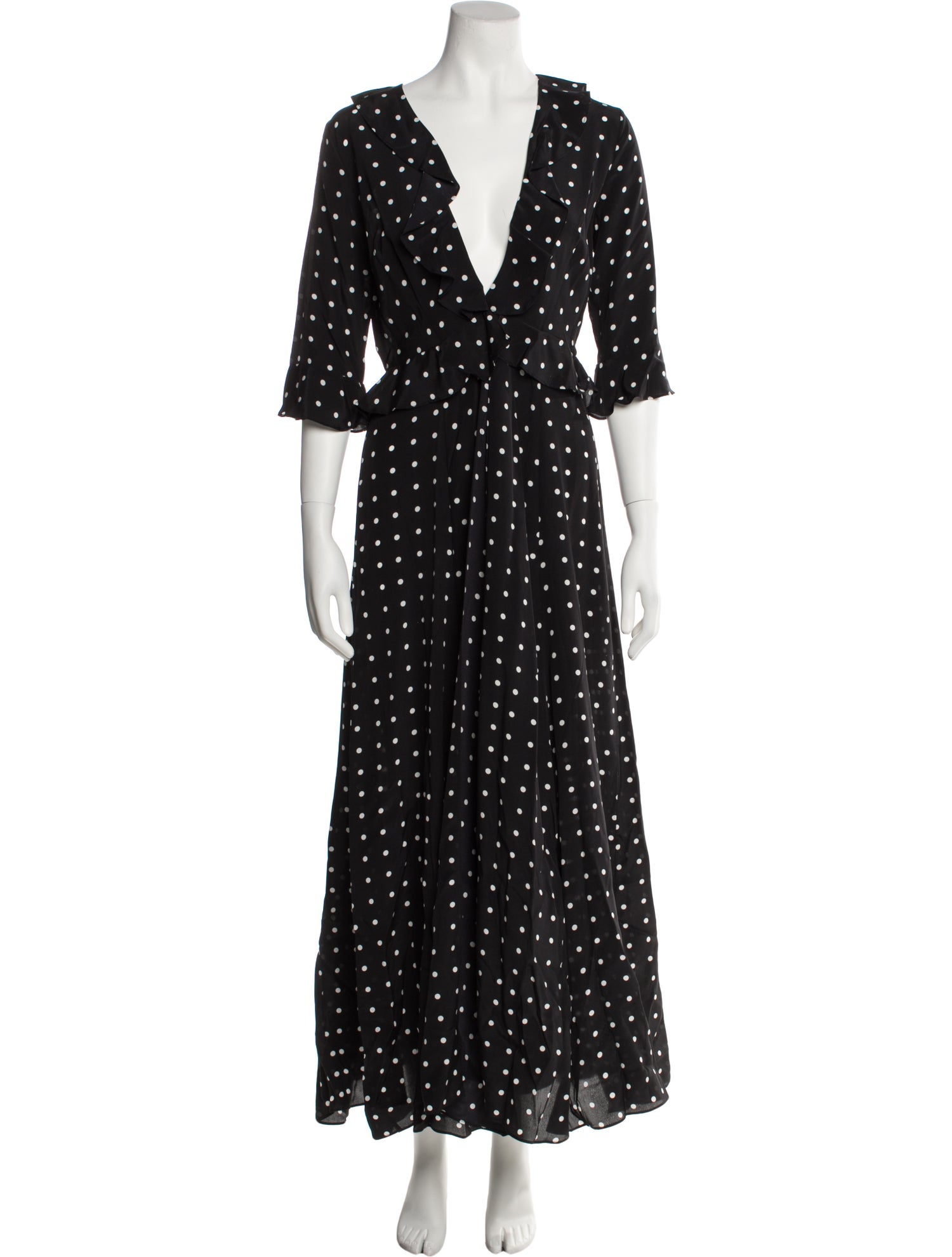 we are LEONE Silk Long Dress w/ Tags