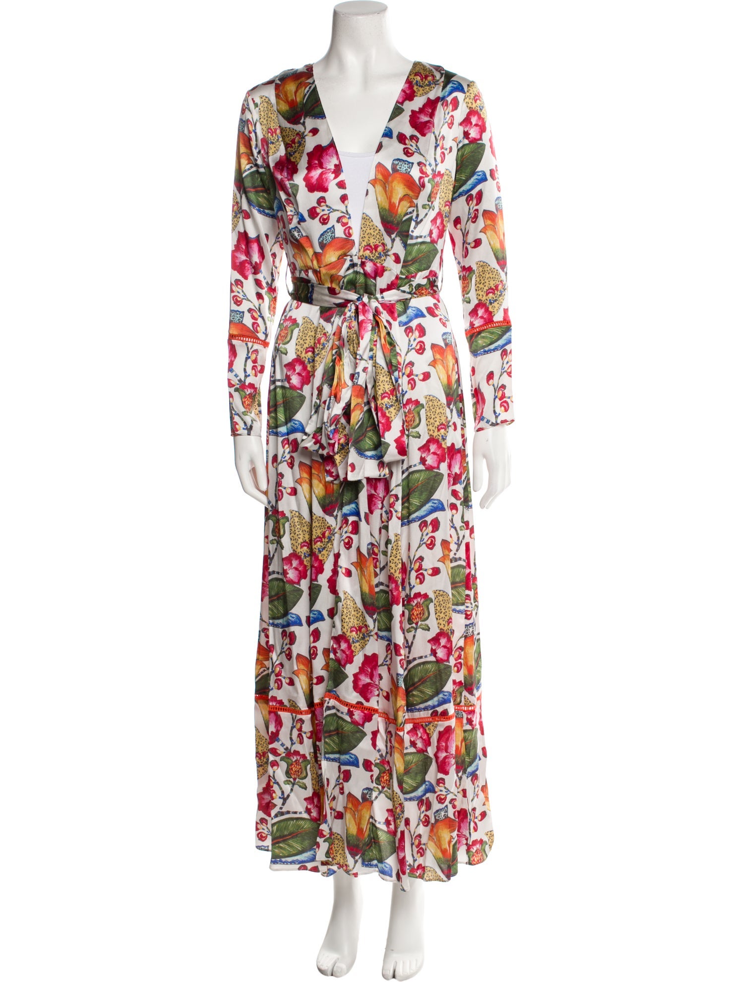 we are LEONE Silk Long Dress