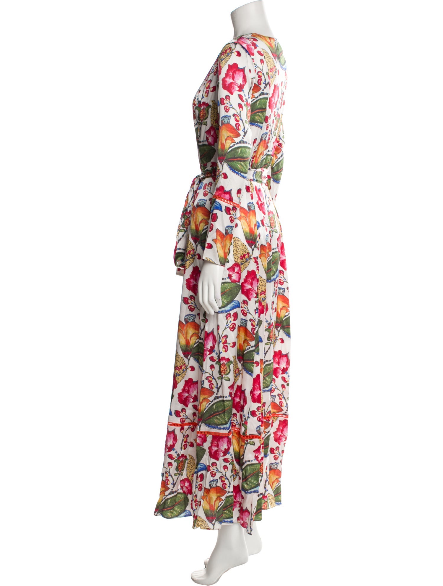 we are LEONE Silk Long Dress