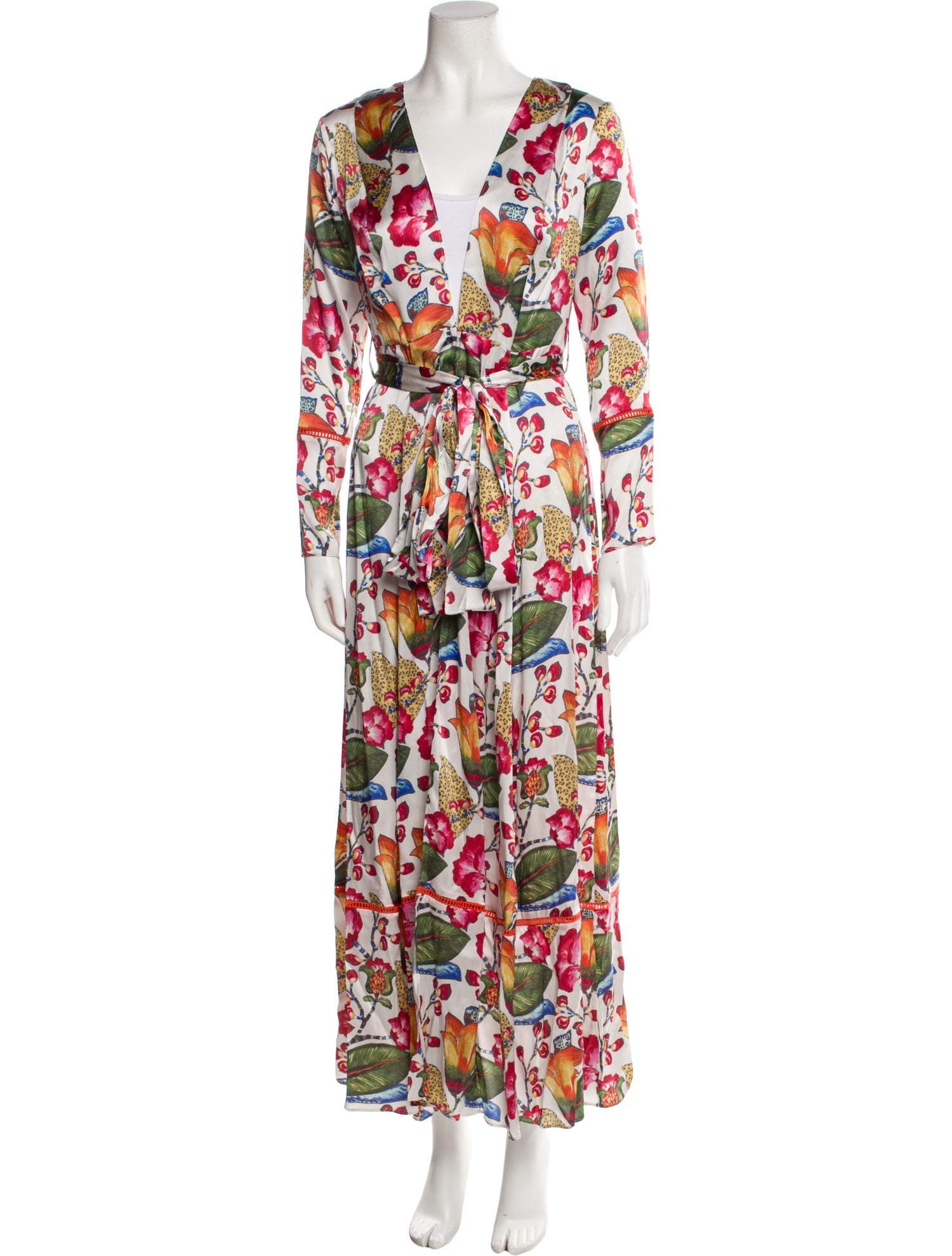 we are LEONE Silk Long Dress